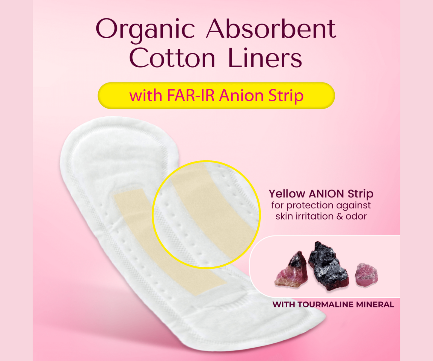 Regular and Absorbent Liners Combo - 2 Packs, 50 liners