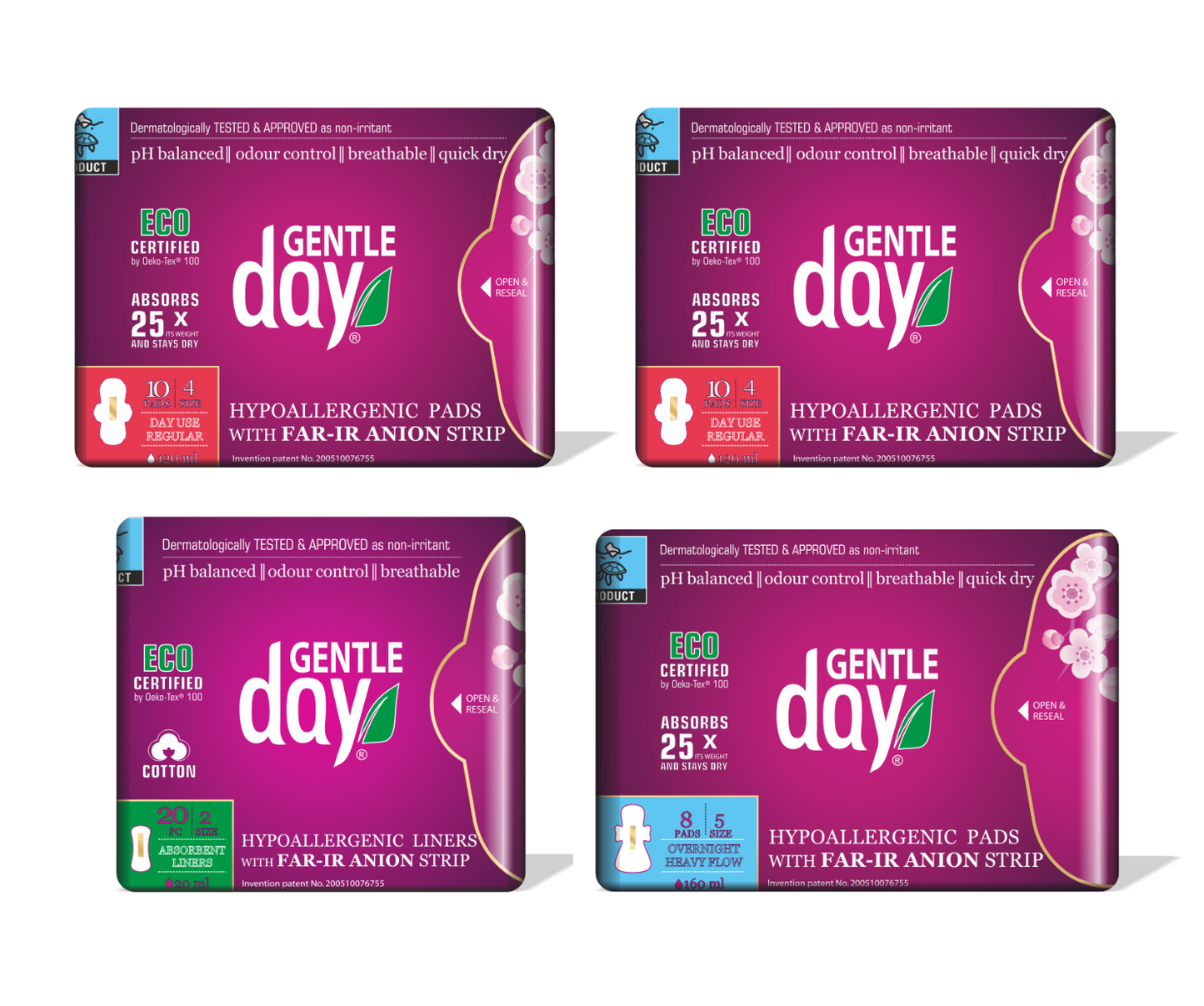 One Month Menstrual Pads Kit - 4 Packs