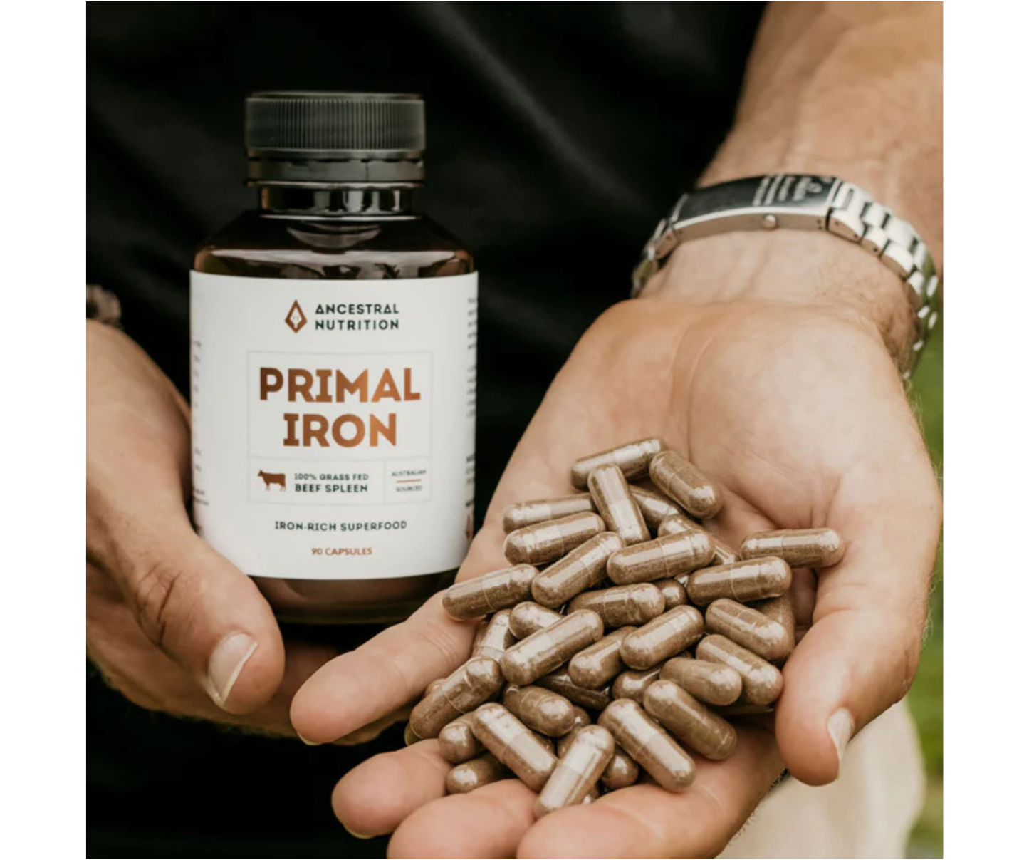 Iron Capsules - Beef Spleen Grass Fed Primal Iron