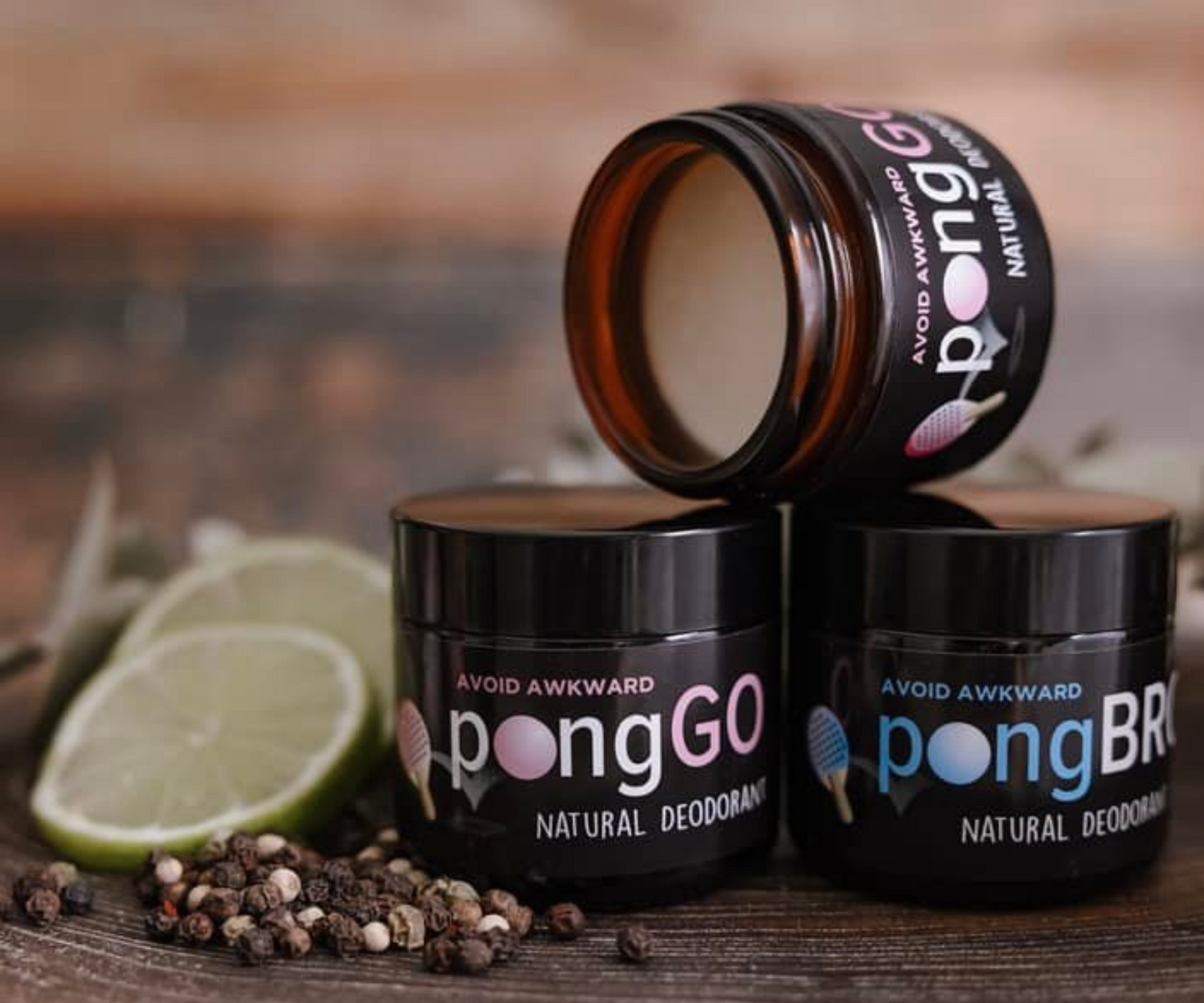 PongGo Natural Deodorant